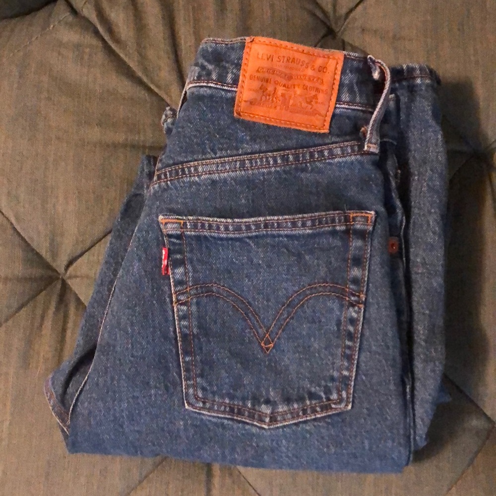 Levi Straight Ribcage Jeans